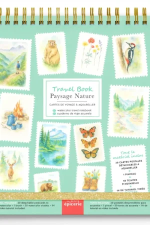 Vente Flash Travel Book - Carnet aquarelle - thème Paysage nature