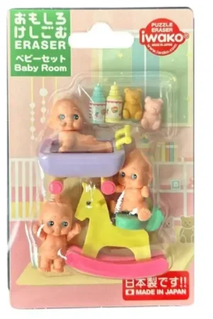 Usine Directe Set de gommes kawaii - Chambre de Bébé - Iwako (Made in Japan)