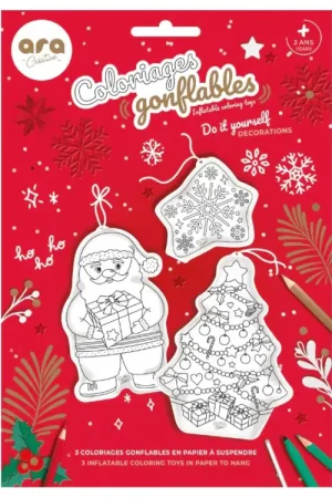 Satisfait Ou Remboursé Coloriages gonflables - Noël - Ara Créative