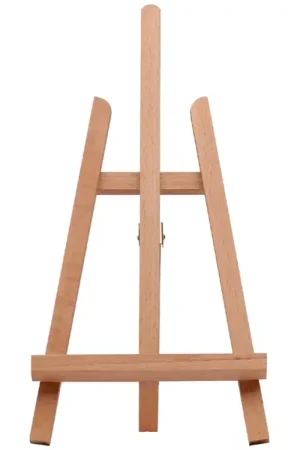 Chevalet trépied de table en bois 43 cm pour peinture au numéro Acheter En Ligne