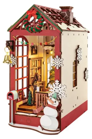 Top Vente Book Nook - Pièce miniature - Christmas Indoor Scene - Rolife