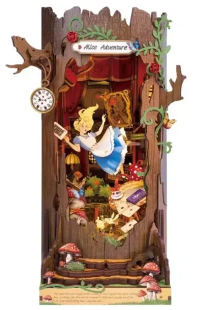 Prix Cassé Book Nook - Pièce miniature - Alice Adventure - Rolife