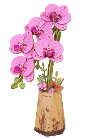 Populaire Maquette fleur miniature - Orchidée papillon violette (Purple Moth Orchid) - Rowood