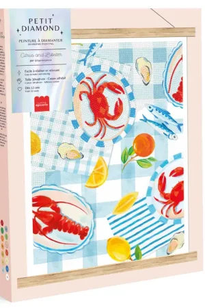Commander Maintenant Coffret Petit Diamond - Diamond Painting Citrus and Lobster par La Petite Epicerie