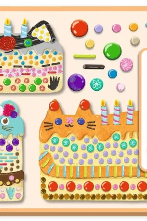 Retour Gratuit Mosaïque Cake et bonbecs - Djeco
