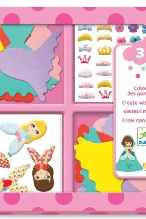 Gommettes J’aime les princesses - Djeco Dernier Modèle