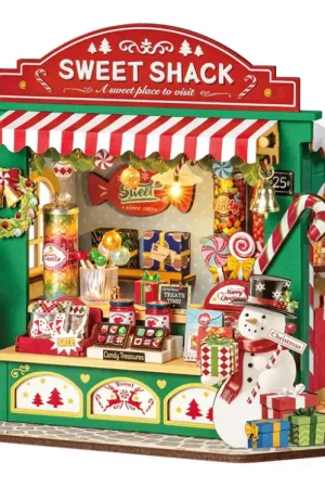 Pièce miniature - Stand de bonbons de Noël (Christmas Candy Stand) - Rolife Commander Vite