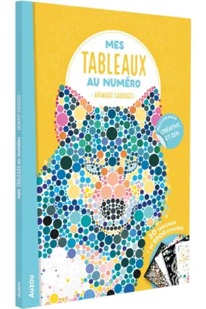 Mes tableaux au numéro - Animaux sauvages - Auzou Offre Limitée