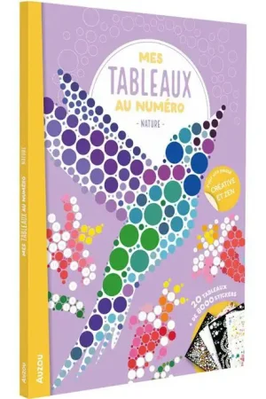 Prix Bas Mes tableaux au numéro - Nature - Auzou
