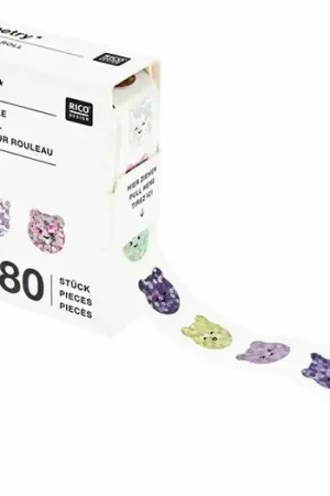 Offre Spéciale Autocollants holographique Mini Chingu - Ours - Rico Design
