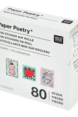 Autocollants holographiques Mini Chingu Timbres - Rico Design Top Vente