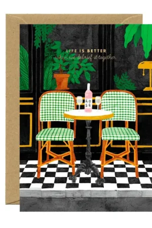 Carte Life Is Better avec dorure - ATWS Commander Vite