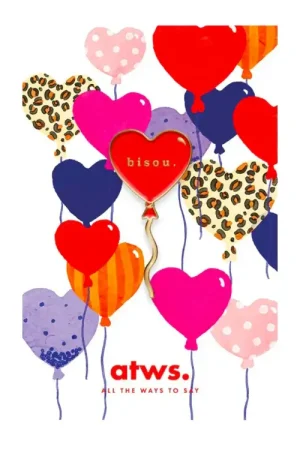 Paiement Sécurisé Pin's Coeur Bisou - ATWS