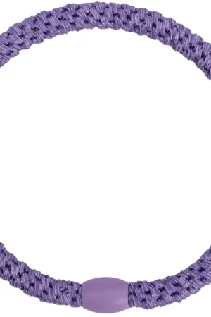 Élastique cheveux Slim Lilas pailleté - Kknekki Certifié