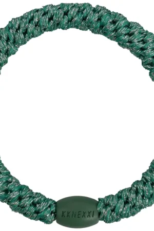 Élastique cheveux Bleu turc pailleté - Kknekki Top Vente