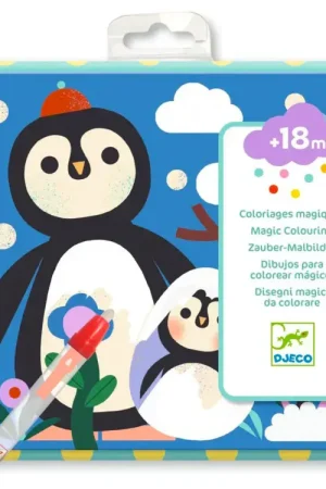 Seulement Aujourd'hui Coloriages magiques - Coucou caché maman-bébé du monde - Djeco