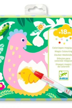 Meilleur Choix Coloriages magiques - Coucou caché maman-bébé du jardin - Djeco