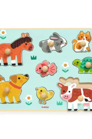 Populaire Puzzle animaux en bois Dogn'Co - Djeco