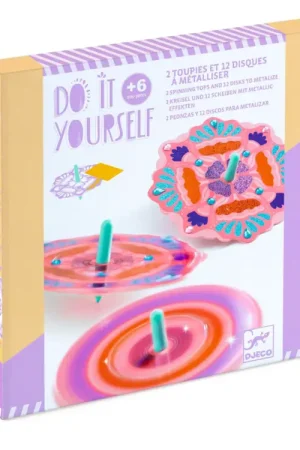 Dernière Chance Toupies Flower Power DIY - Djeco