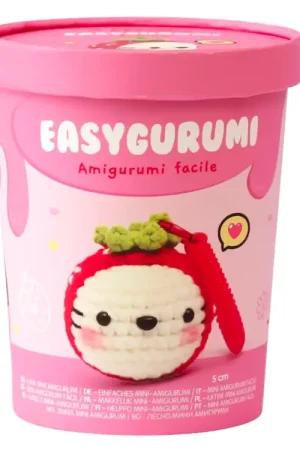 Kit crochet Easygurumi Fraise - Graine Créative Offre Du Jour