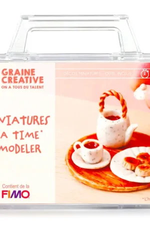 Usine Directe Malette Fimo Miniatures Tea Time à modeler - Graine Créative