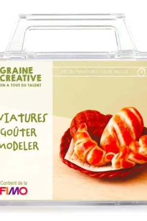 Malette Fimo Miniature Le Goûter à modeler - Graine Créative Livraison Express