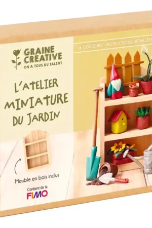 Promotion Saisonnière Coffret Fimo Miniatures Jardin - Graine Créative