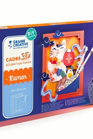 Populaire Cadre 3D Papier Ramen - Graine Créative