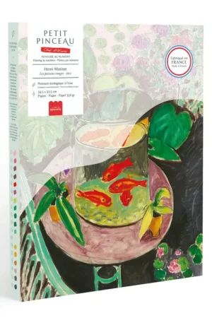 Prix Promo Coffret peinture au numéro - Petit Pinceau - Les Poissons rouges, Henri Matisse