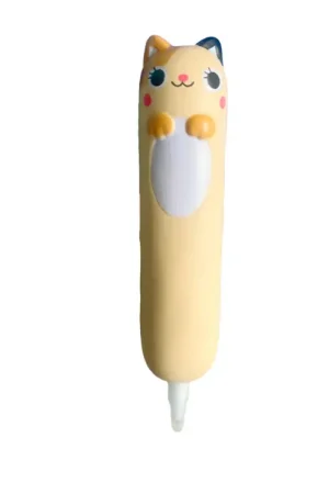 Stylo Squishy Chat Calico - Jouet anti-stress Must-Have