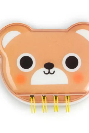 Carnet A6 en gelée à spirales pour enfant - Ourson - Pango Nouvelle Collection