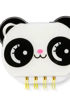 Satisfait Ou Remboursé Carnet A6 en gelée kawaii à spirales pour enfant - Panda - Pango