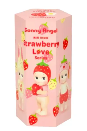 Certifié Sonny Angel mini figurine (modèle aléatoire) - Série Strawberry Love