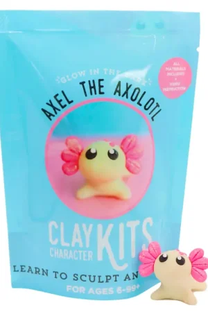 Kit de pâte polymère - Axel l'Axolotl Offre Limitée