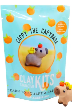 Prix Bas Kit de pâte polymère - Cappy le Capibara
