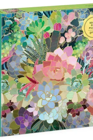 Puzzle Succulent Mosaic - 500 pièces - Galison Paiement Sécurisé