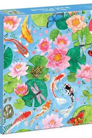 Puzzle By The koi Pond - 1000 pièces - Galison Offre Limitée