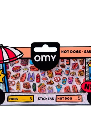 Fabulous Stickers Boutique - Hot Dog Shop - OMY Expédié Aujourd'hui