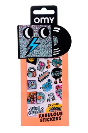 Fabulous Stickers Iconic - Music - OMY Paiement Sécurisé