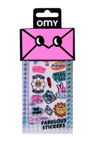 Certifié Fabulous Stickers Iconic - Messages - OMY