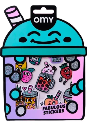 Offre Exclusive Fabulous Stickers Big - Bubble Tea - Bubble - OMY