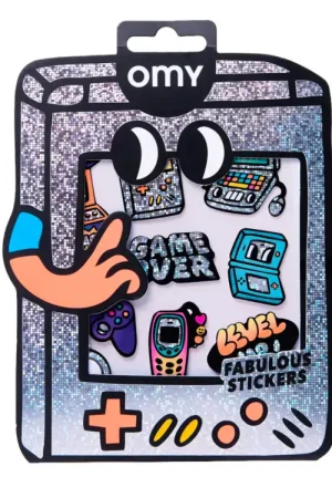 Fabulous Stickers Big - Video Game - OMY Quantité Limitée