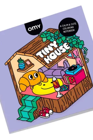 Nouvel Arrivage Cahier de coloriage Cozy Art - Tiny House - OMY