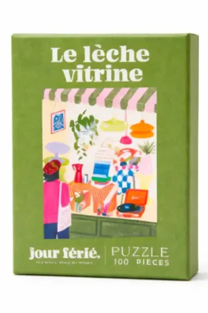 Mini puzzle Le lèche vitrine - 100 pièces - Jour Férié Vente Flash