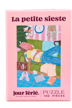 Mini puzzle La petite sieste - 100 pièces - Jour Férié Super Prix