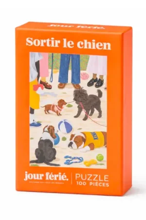 Populaire Mini Puzzle Sortir le chien - 100 pièces - Jour Férié