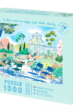 Achat Immédiat Puzzle Les fleurs comme un voyage de Sophie Weidler Bauchez - 1000 pièces