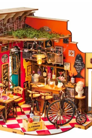 Maquette Bar & Dining traditionnel - Robotime Top Vente