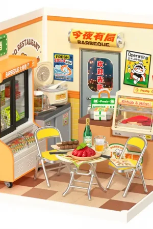 Achat Immédiat Maquette Street Food de nuit - Robotime