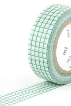Offre Exclusive Masking Tape MT Motif quadrillage vert - Scrapbooking